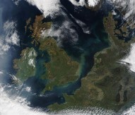 Satellite view of Europe