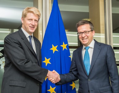 “Great meeting” for Moedas and Johnson