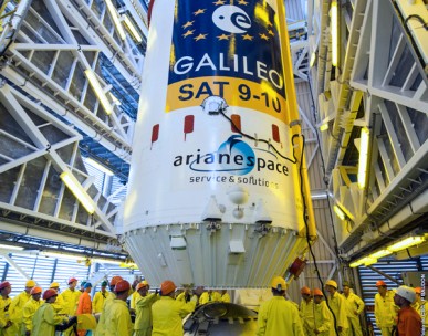 Galileos secured to Soyuz