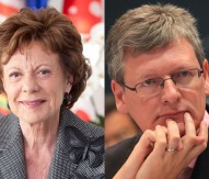 Commissioners Neelie Kroes and László Andor