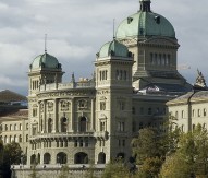 The Swiss Federal Palace in Bern, Switzerland