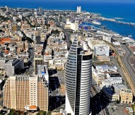 Downtown Haifa, northern Israel