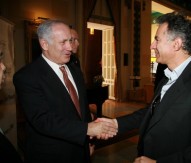 Benjamin Netanyahu and François Zimeray