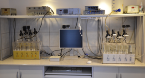 The laboratory for **it in vitro study of the intestinal contractility